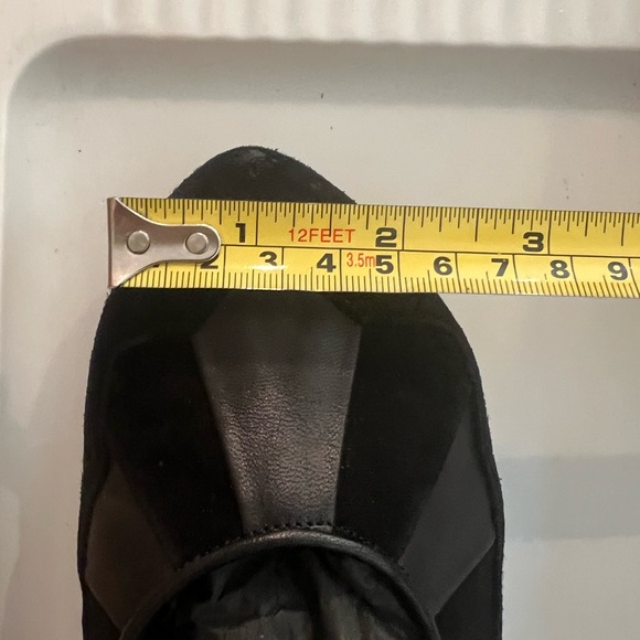 Peter Fox Black Suede Mary Jane Heels Size 8 - Picture 13 of 13